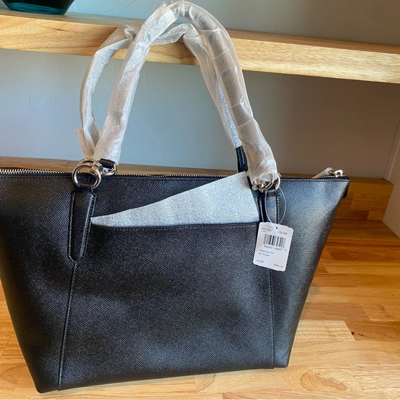 Coach Ava Tote Black Leather - new - Picture 2 of 5